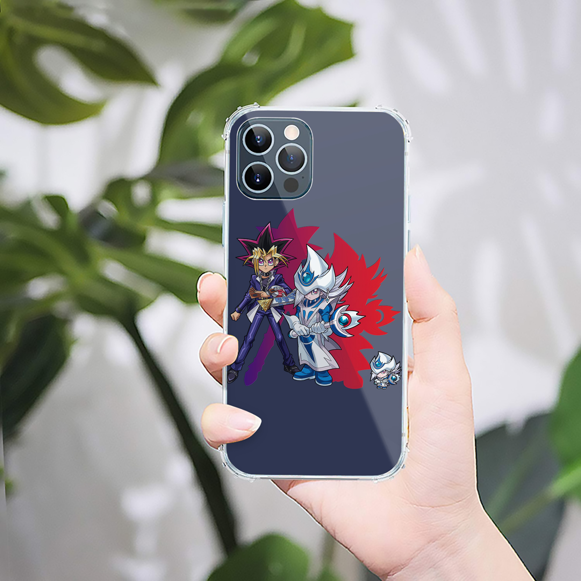 （画像用） 遊☆戯☆王 Yu-Gi-Oh! 【iPhone 12シリーズ対応】透明スマホケース（クリアソフトケース）
